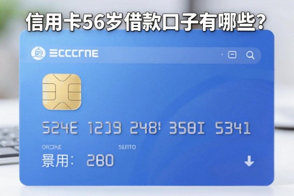信用卡56岁借款口子有哪些？56岁还能办信用卡借钱吗