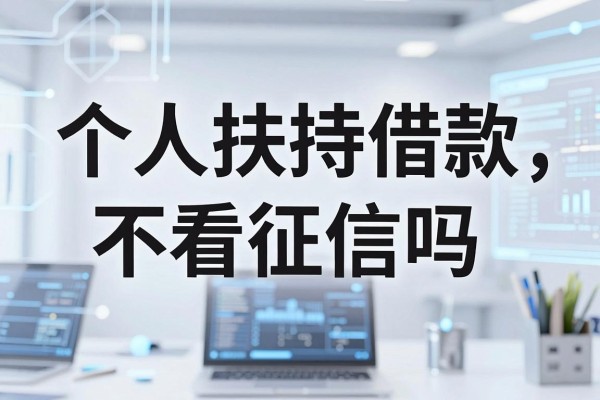 个人扶持借款不看征信吗,个人借款哪种方式容易通过