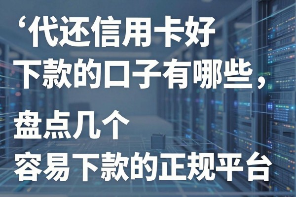 代还信用卡好下款的口子有哪些,盘点几个容易下款的正规平台