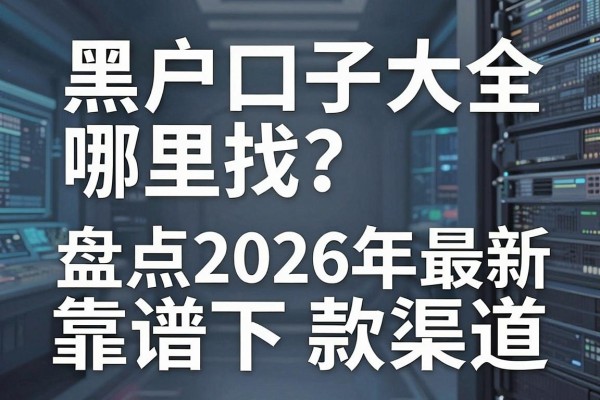 黑户口子大全哪里找？盘点2026年最新靠谱下款渠道