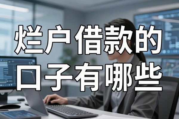 烂户借款的口子有哪些,征信烂了哪里能借到钱?