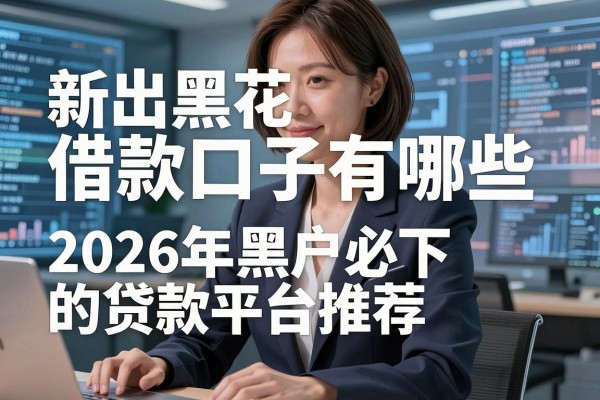 新出黑花的借款口子有哪些,2026年黑户必下的贷款平台推荐