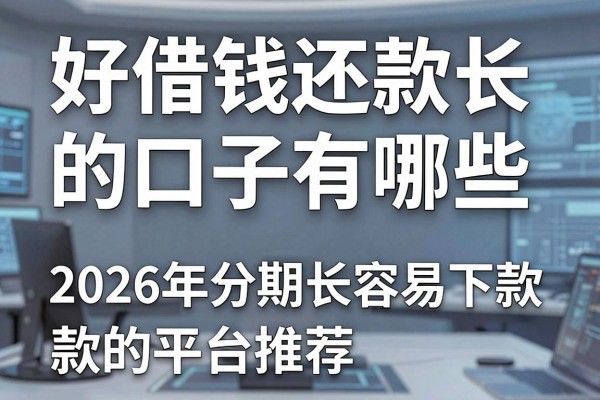 好借钱还款长的口子有哪些,2026年分期长容易下款的平台推荐