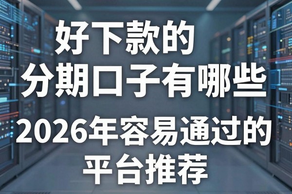 好下款的分期口子有哪些，2026年容易通过的平台推荐