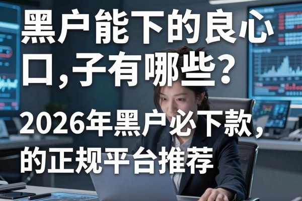 黑户能下的良心口子有哪些?2026年黑户必下款的正规平台推荐