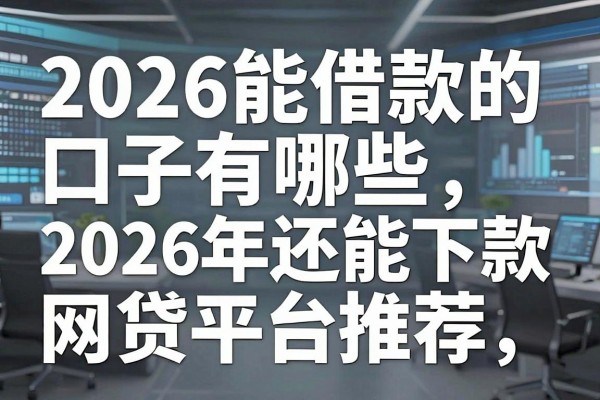 2026能借款的口子有哪些，2026年还能下款的网贷平台推荐