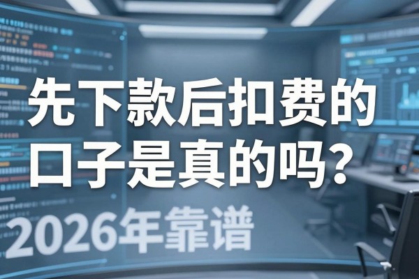 先下款后扣费的口子是真的吗？2026年靠谱的先下款后扣费的口子有哪些