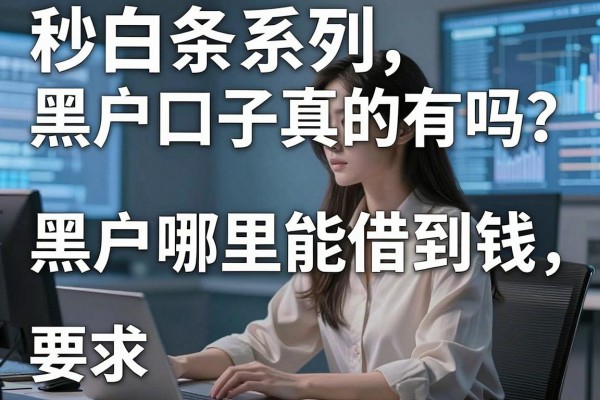 秒白条系列黑户口子真的有吗?黑户哪里能借到钱