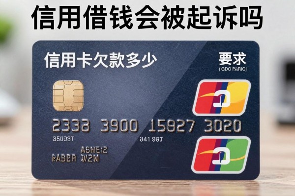 信用卡借钱会被起诉吗,信用卡欠款多少钱达到起诉标准