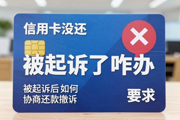 信用卡没还被起诉了咋办，被起诉后如何协商还款撤诉