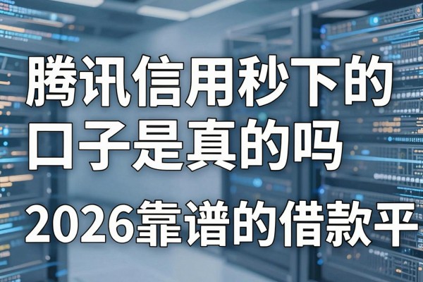 腾讯信用秒下的口子是真的吗，2026靠谱的借款平台推荐
