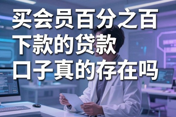 买会员百分之百下款的口子真的存在吗，揭秘贷款买会员骗局套路